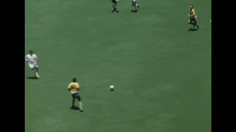 Gol de Carlos Alberto Torres do Brasil contra a It&aacute;lia na final da Copa do Mundo de 1970