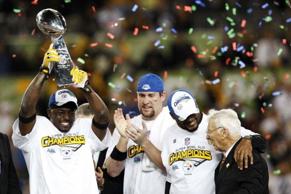 Pittsburgh Steelers maior campeão do super bowl