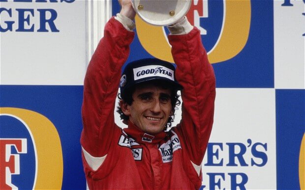 Alain Prost melhor piloto de F&oacute;rmula 1