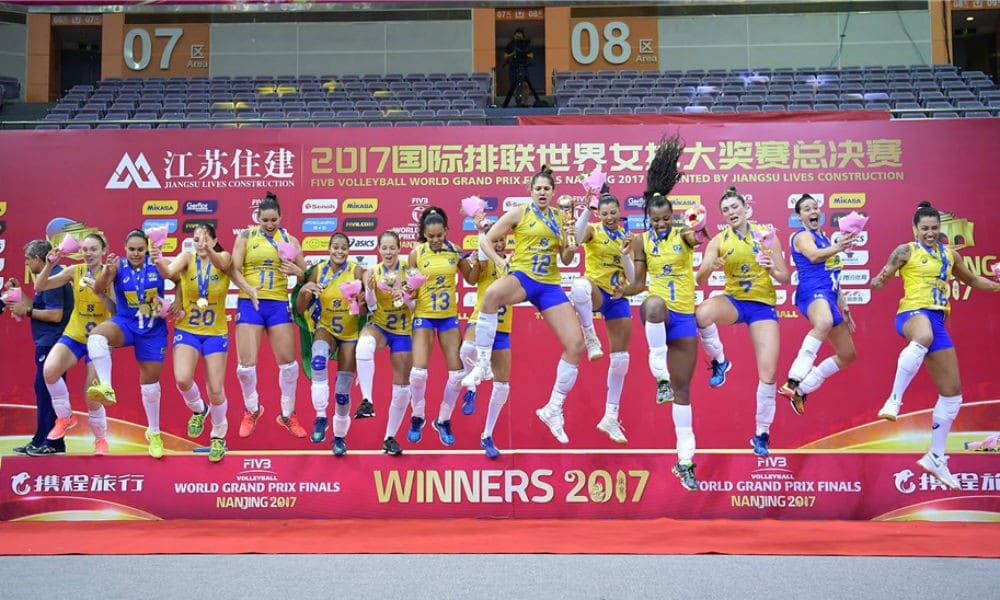 Brasil campe&atilde;o do Grand Prix de v&ocirc;lei