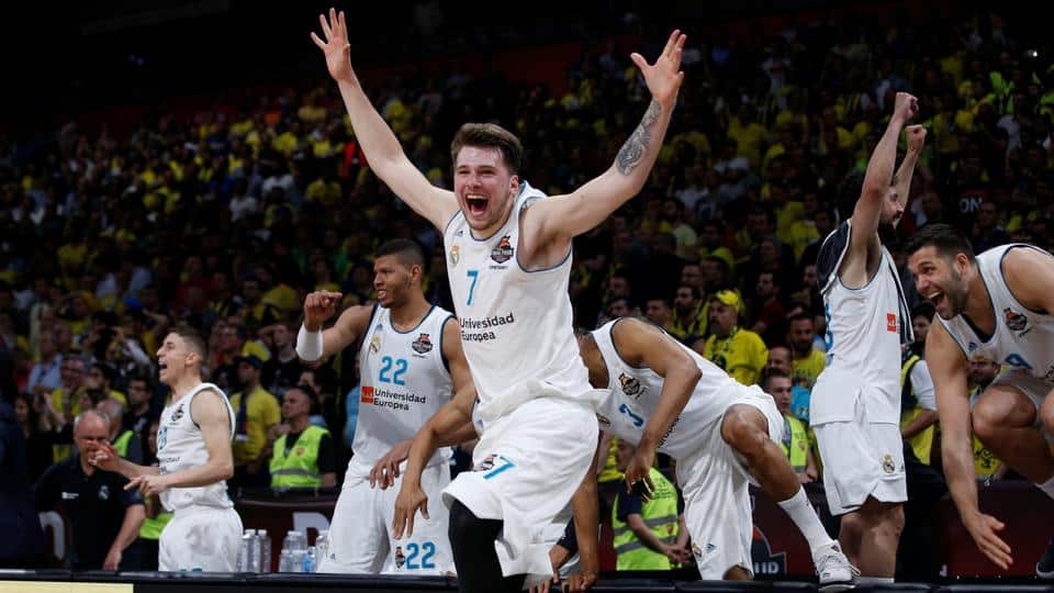 Luka Doncic Real Madrid campeão da Euroliga de basquete