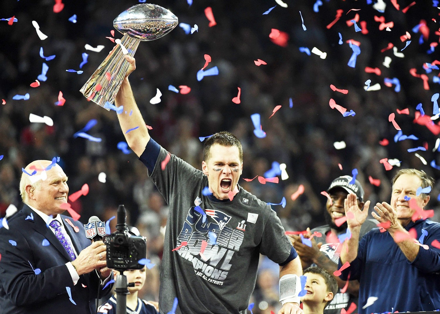 Tom Brady campe&atilde;o do Super Bowl