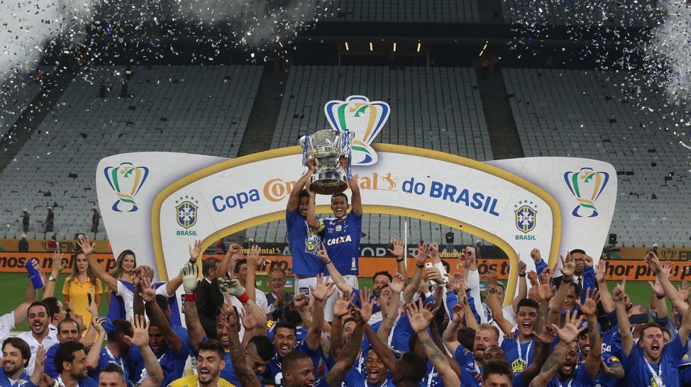 Cruzeiro maior campe&atilde;o da Copa do Brasil