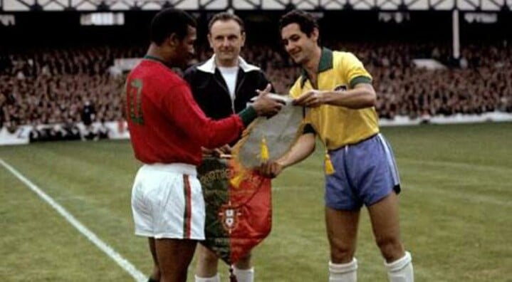 Camisa da Sele&ccedil;&atilde;o Brasileira na Copa do Mundo de 1966