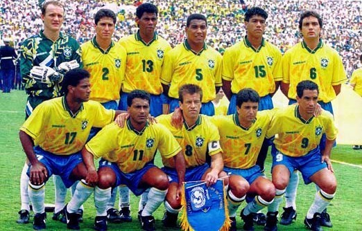Camisa da Sele&ccedil;&atilde;o Brasileira na Copa do Mundo de 1994