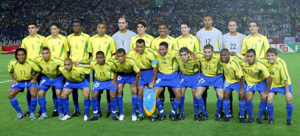Camisa da Sele&ccedil;&atilde;o Brasileira na Copa do Mundo de 2002