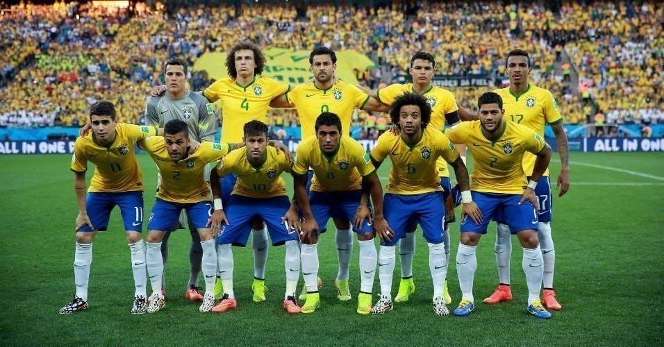 Camisa da Sele&ccedil;&atilde;o Brasileira na Copa do Mundo de 2014