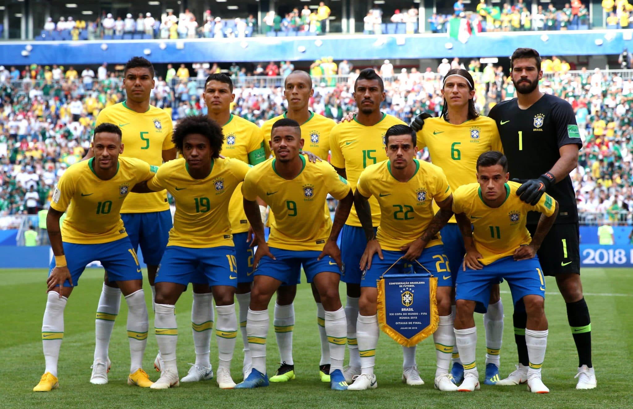 Camisa da Sele&ccedil;&atilde;o Brasileira na Copa do Mundo de 2018