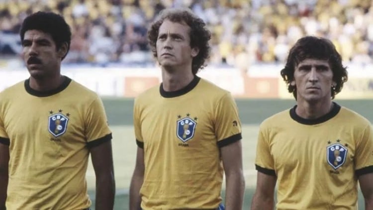 Camisa da Sele&ccedil;&atilde;o Brasileira na Copa do Mundo de 1982