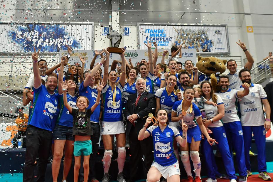 Minas Tênis Clube campeão sul-americano de vôlei feminino