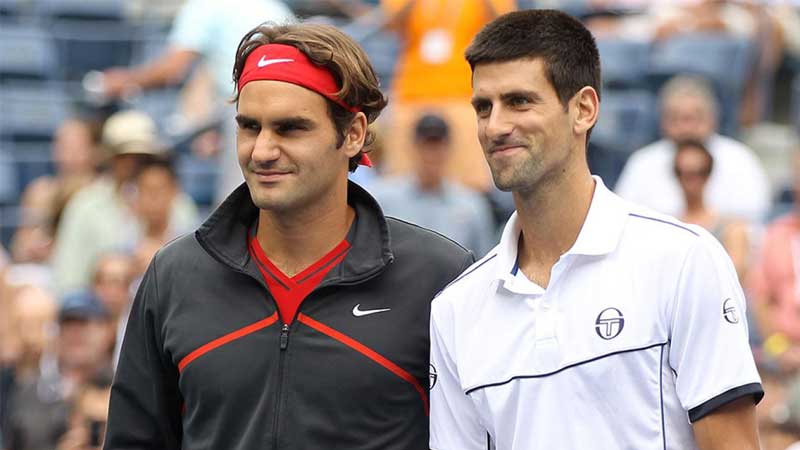 Roger Federer e Novak Djokovic