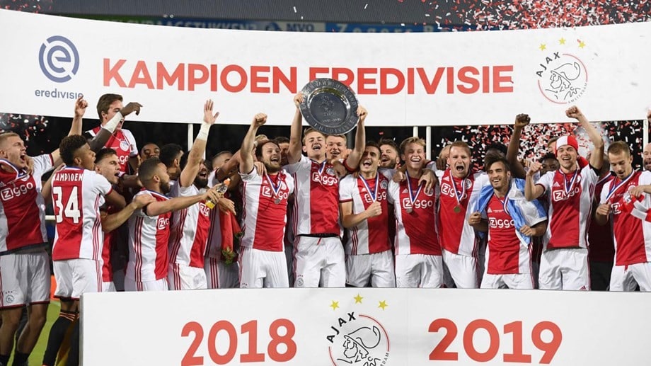 Ajax maior campe&atilde;o do Campeonato Holand&ecirc;s