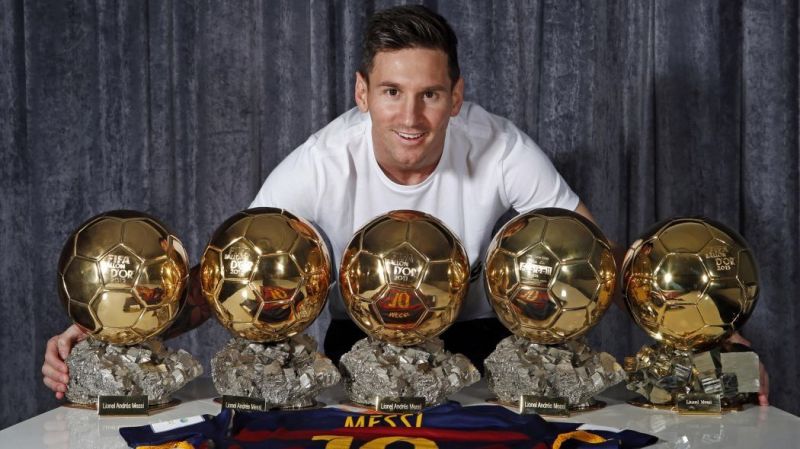 Lionel Messi 5 vezes eleitoo melhor jogador do mundo