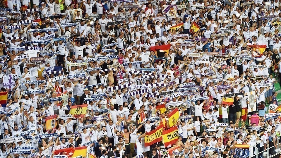 Real Madrid maior torcida de futebol do mundo