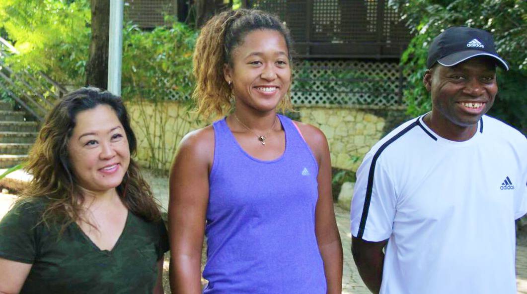 Naomi Osaka e pais