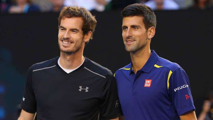 Andy Murray e Novak Djokovic