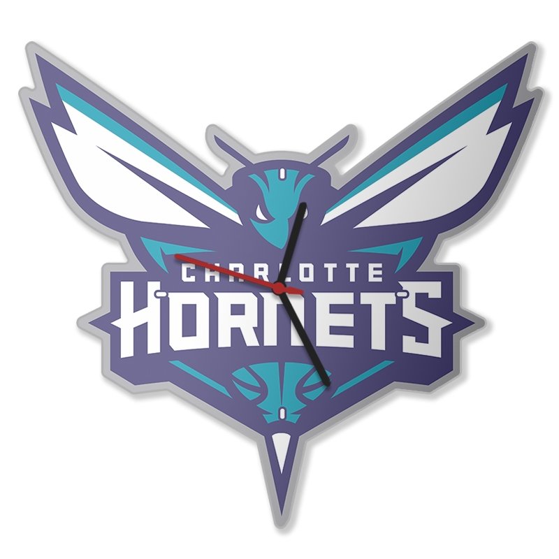 Rel&oacute;ogio do Charlotte Hornets