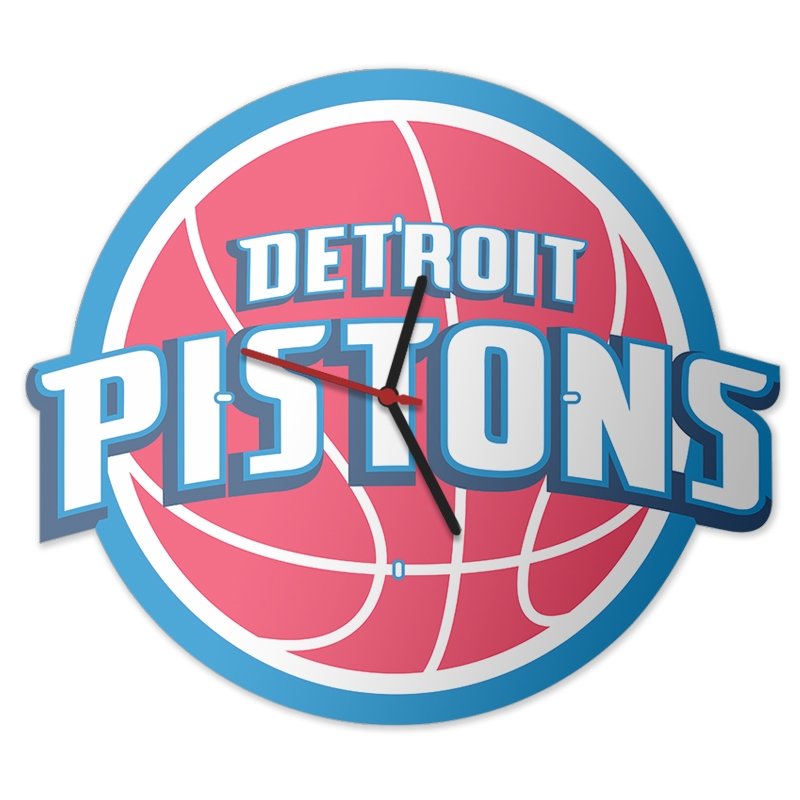 Rel&oacute;gio do Detroit Pistons