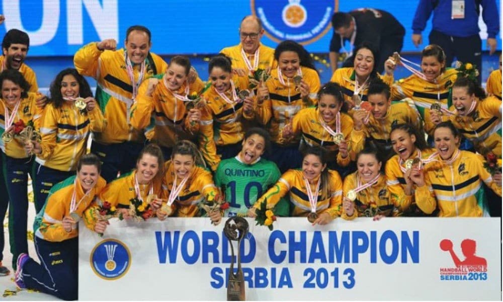 Brasil campeão mundial de handebol feminino