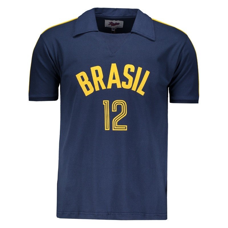Camisa da Sele&ccedil;&atilde;o Brasileira de V&ocirc;lei Retr&ocirc;