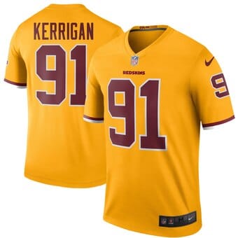 Camisa do Washington Redskins Amarela