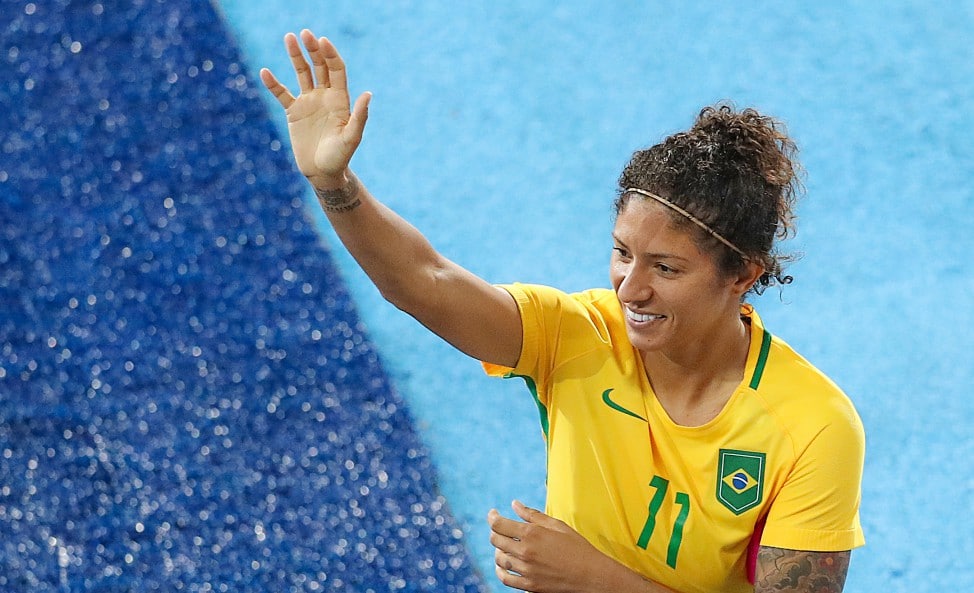 Cristiane maior artilheira do futebol nas Olimp&iacute;adas