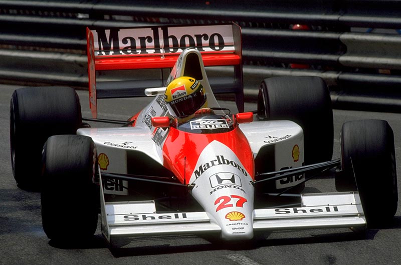 McLaren de Ayrton Senna no GP de M&ocirc;naco de 1990