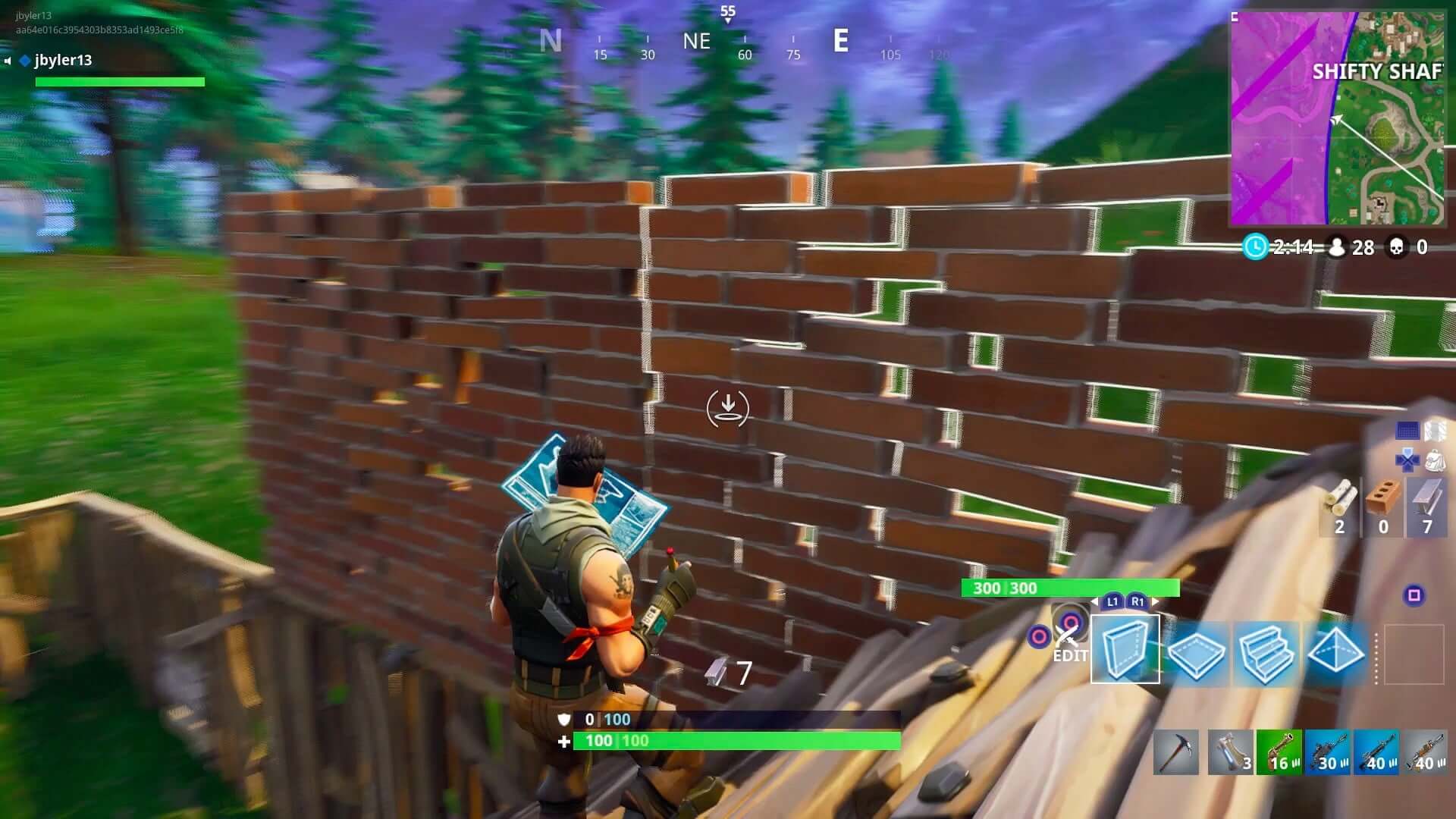 como jogar forrnite construir