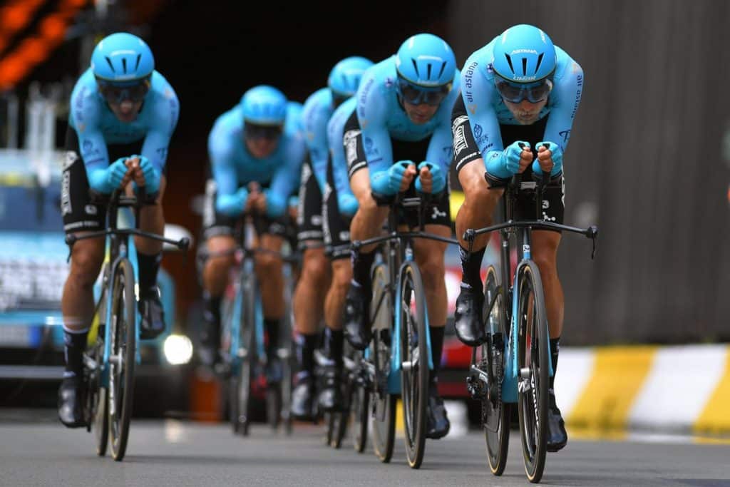 Prova de ciclismo de estrada contrarrel&oacute;gio