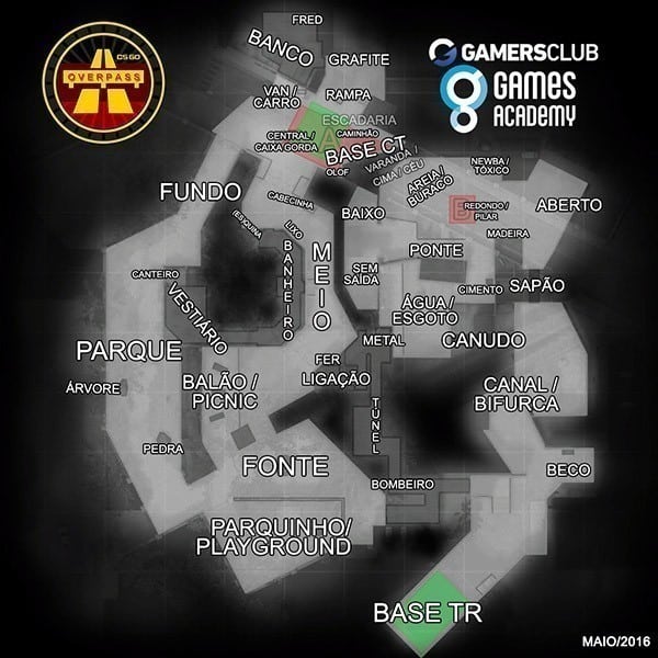posições csgo overpass