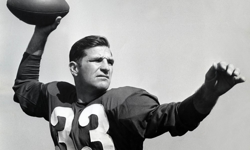 Sammy Baugh melhores quarterbacks da hist&oacute;ria