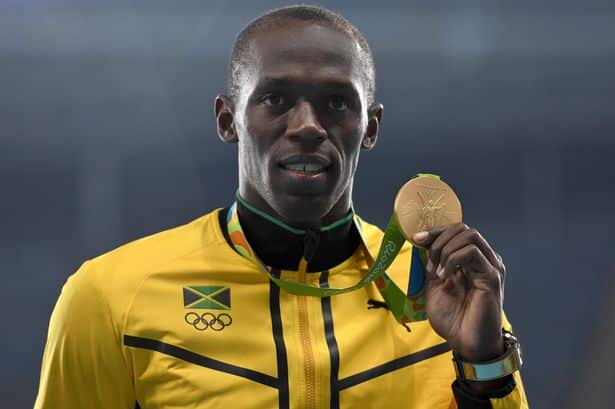 Medalhas ol&iacute;mpicas de Usain Bolt