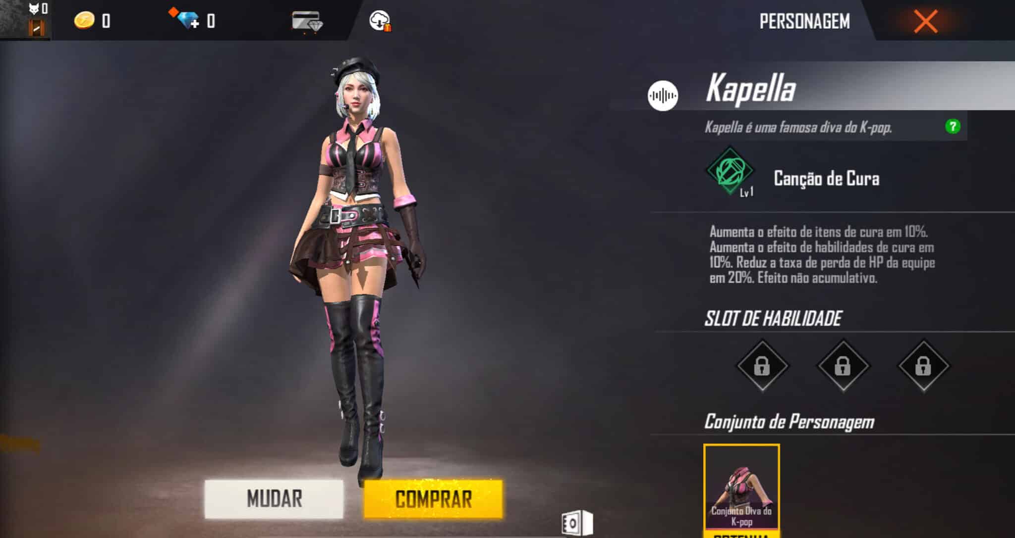 Personagens do Free Fire Kapella