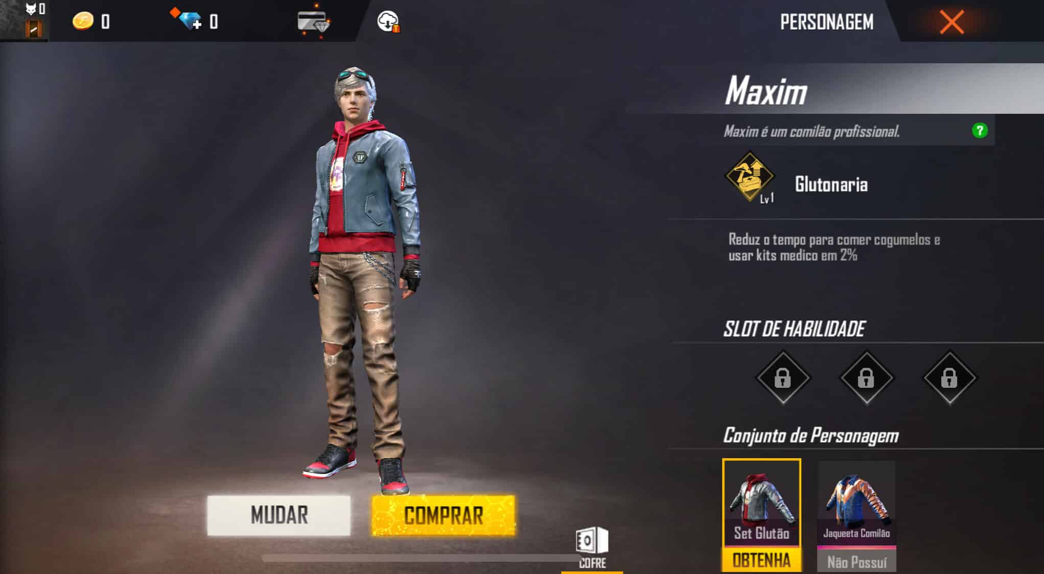 Personagens do Free Fire Maxim