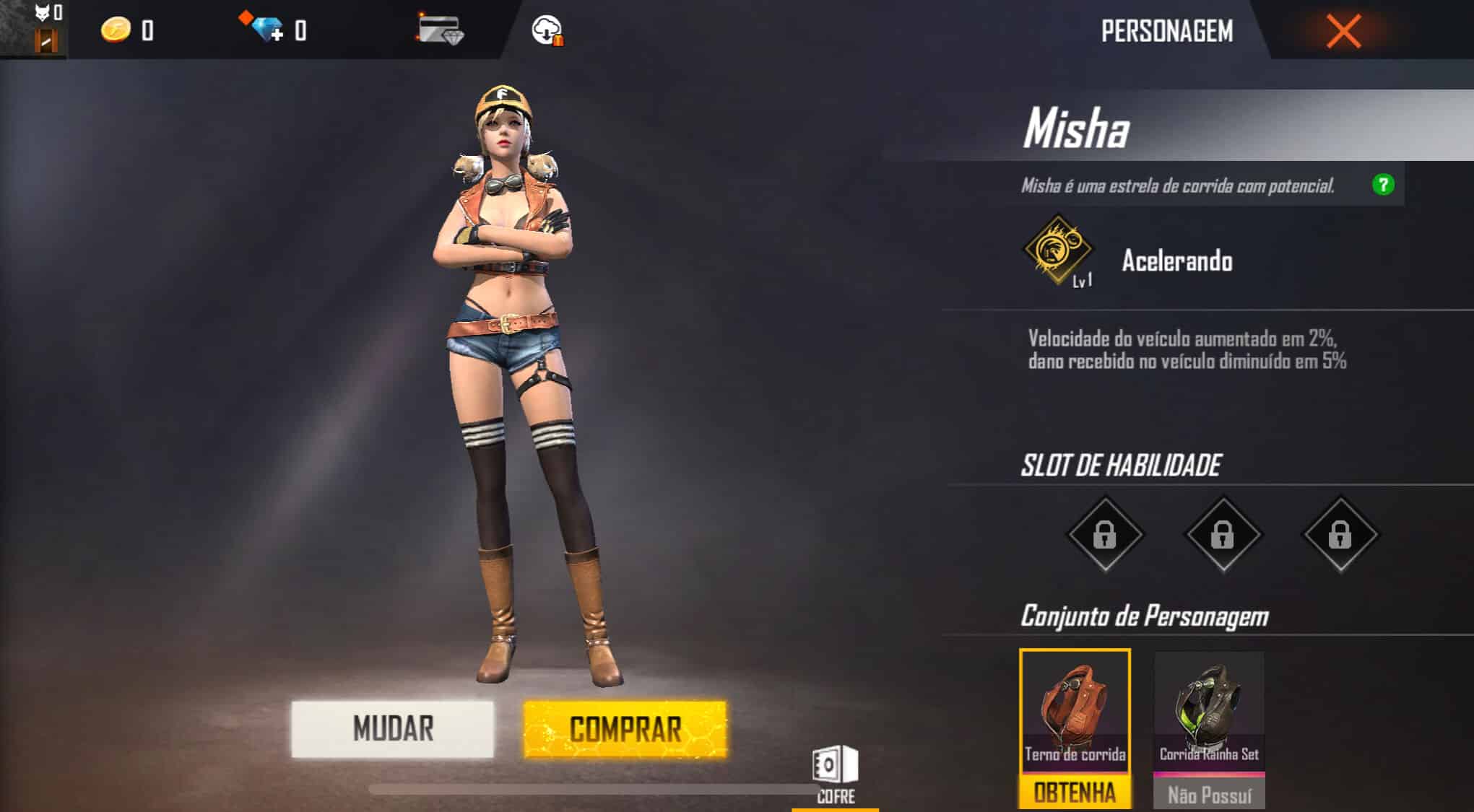 Personagens do Free Fire Misha