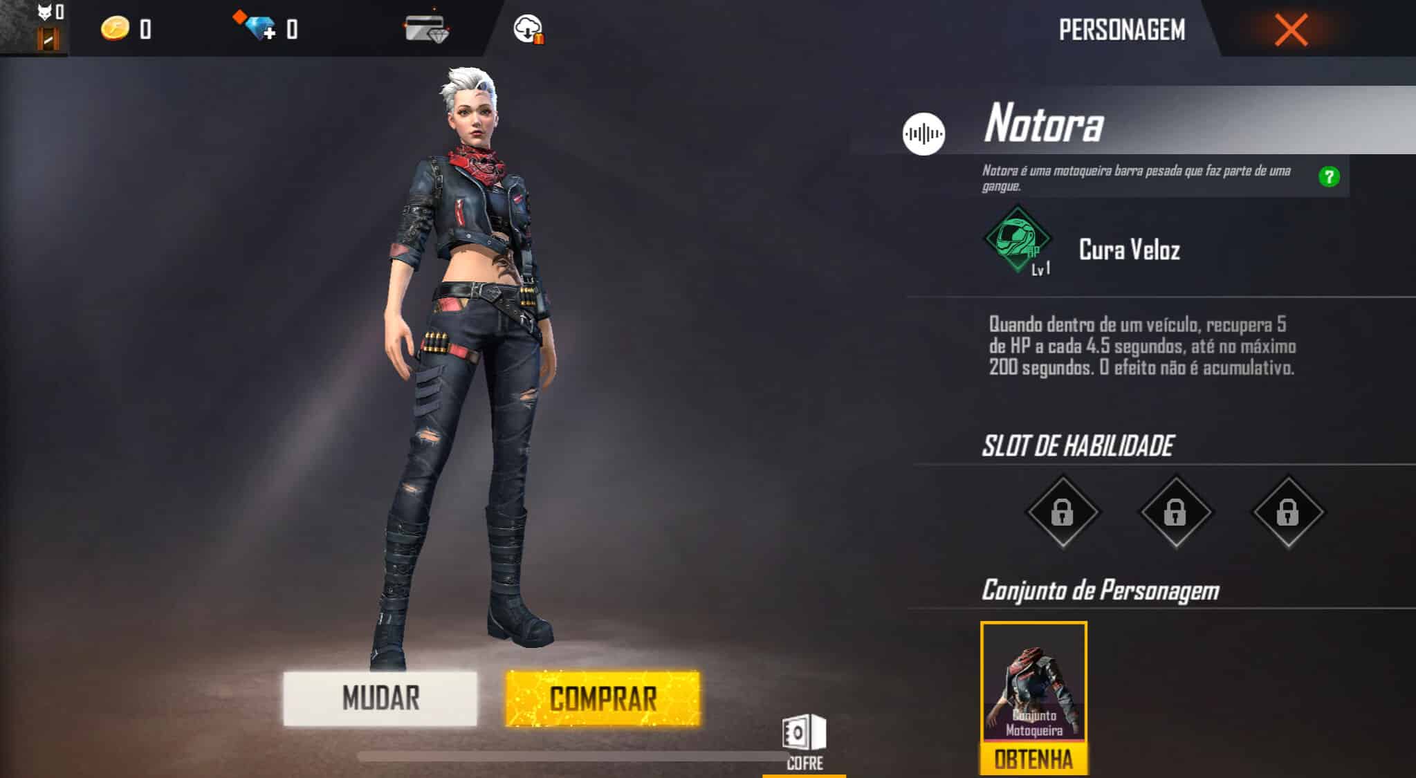 Personagens do Free Fire Notora