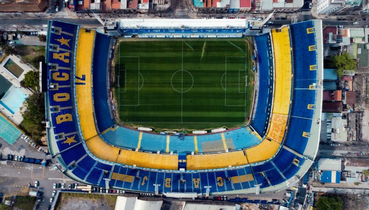 foto &aacute;rea da Bombonera, est&aacute;dio do Boca J&uacute;niors