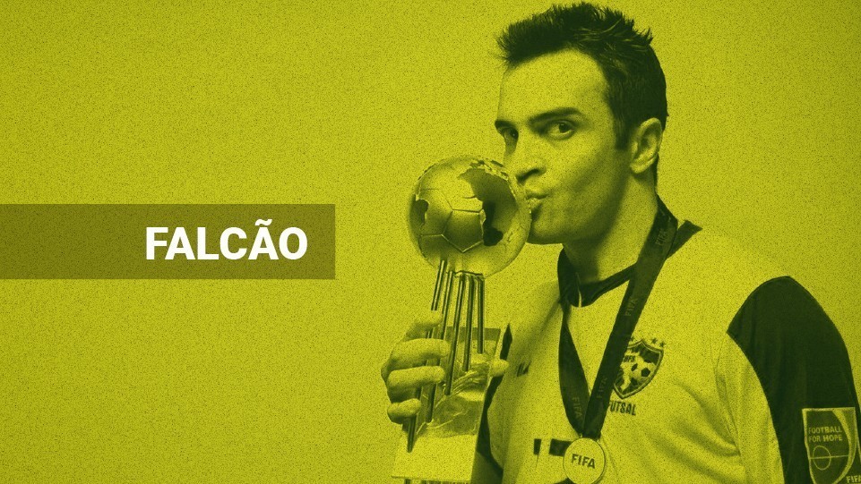 Falc&atilde;o (2026): times, t&iacute;tulos, Sele&ccedil;&atilde;o Brasileira e pr&ecirc;mios do Rei do Futsal