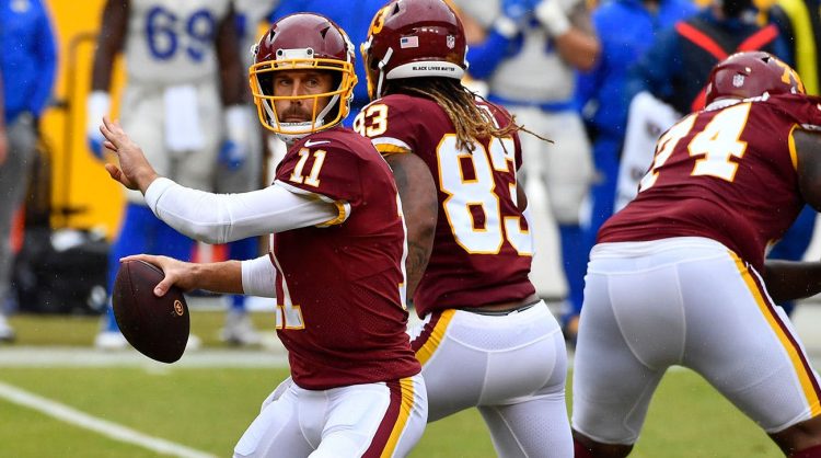 Alex Smith em atua&ccedil;&atilde;o na NFL 2020