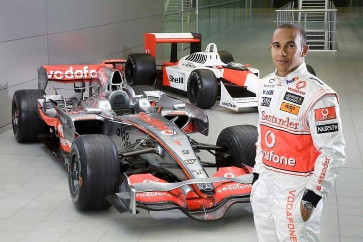 Apresentação de carro de Hamilton na McLaren