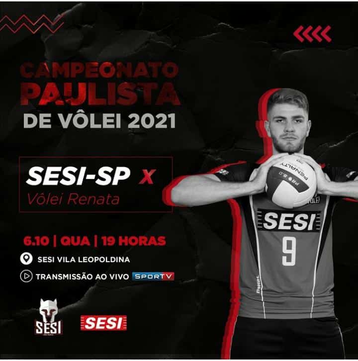 Sesi e V&ocirc;lei Renata se enfrentam pelas semifinais do Campeonato Paulista