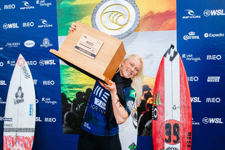 Tatiana Weston-Webb vence etapa de Portugal da WSL