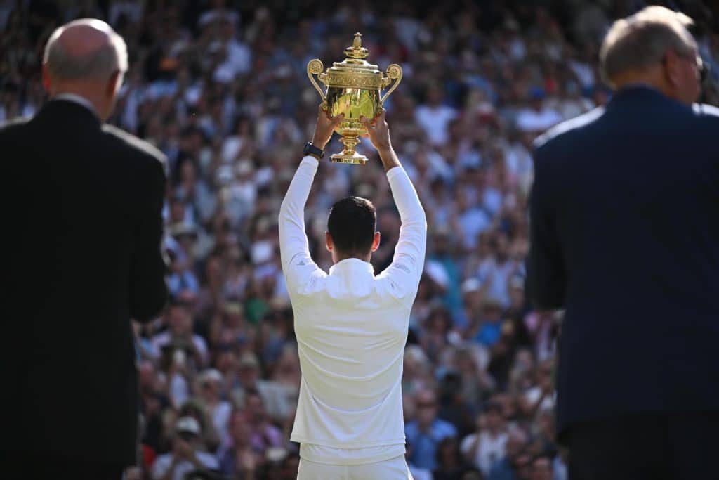 Djokovic &eacute; hepta em Wimbledon e conquista seu 21&ordm; Grand Slam
