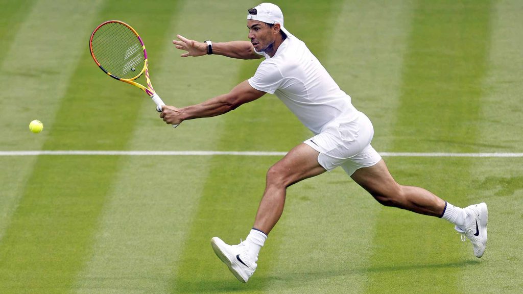 Nadal est&aacute; nas quartas de final de Wimbledon