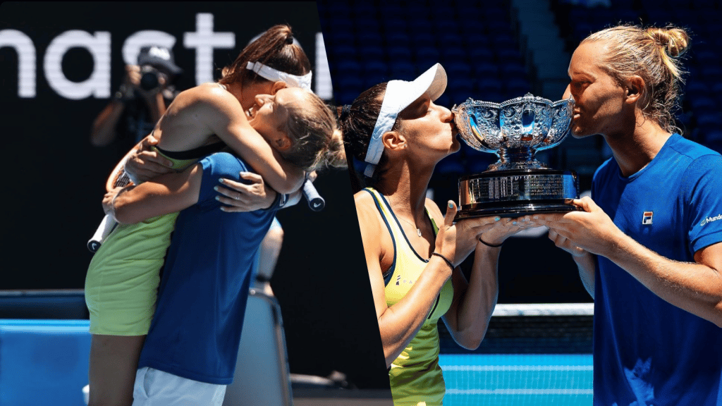 Luisa Stefani e Rafael Matos conquistam t&iacute;tulo in&eacute;dito no Australian Open 2023