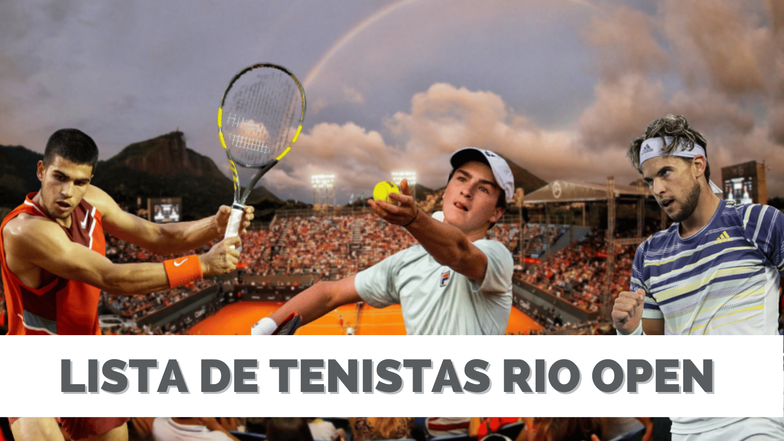 Confira a lista completa de tenistas que disputar&atilde;o o Rio Open 2023!