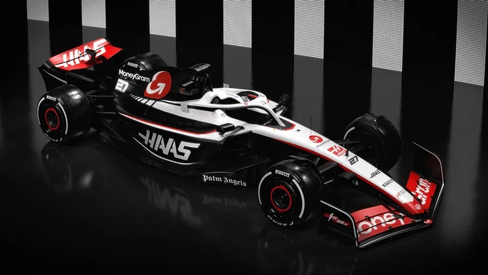 Haas apresenta seu novo carro para a temporada 2023 da F&oacute;rmula 1