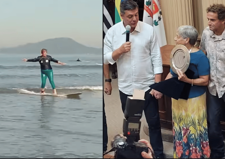 8 d&eacute;cadas e uma prancha: Maria do Carmo e sua rela&ccedil;&atilde;o com o Surfe