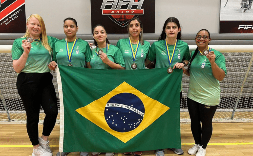 Sele&ccedil;&atilde;o Brasileira conquista medalha no goalball