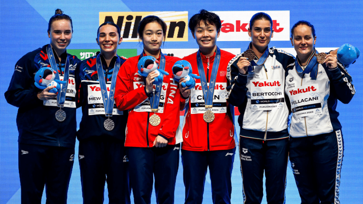 Dom&iacute;nio chin&ecirc;s no Mundial de Esportes Aqu&aacute;ticos 2023